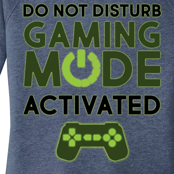 Do Not Disturb Gaming Mode Activated Women's Perfect Tri Tunic Long Sleeve Shirt