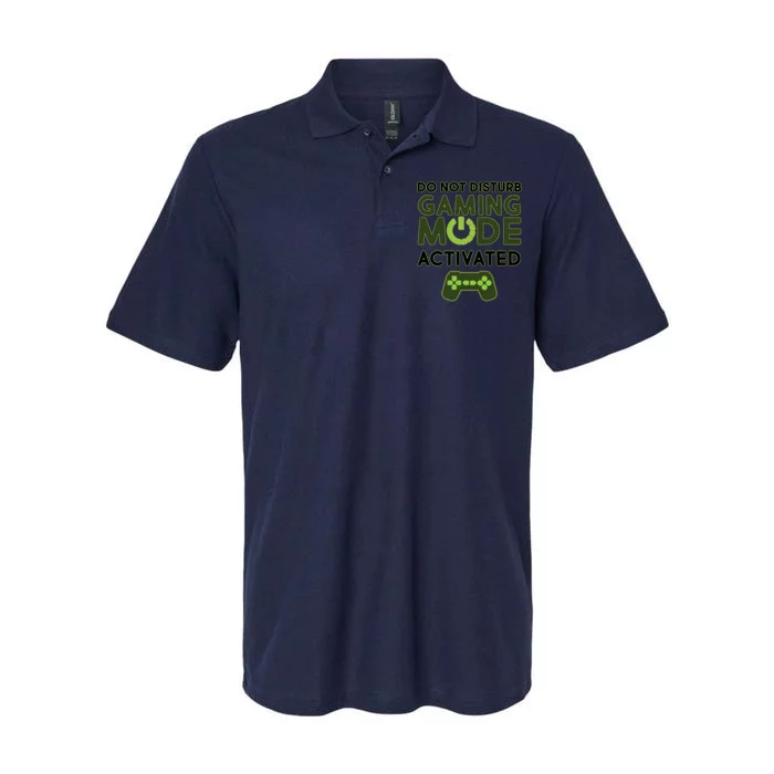 Do Not Disturb Gaming Mode Activated Softstyle Adult Sport Polo