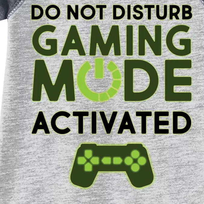 Do Not Disturb Gaming Mode Activated Infant Baby Jersey Bodysuit