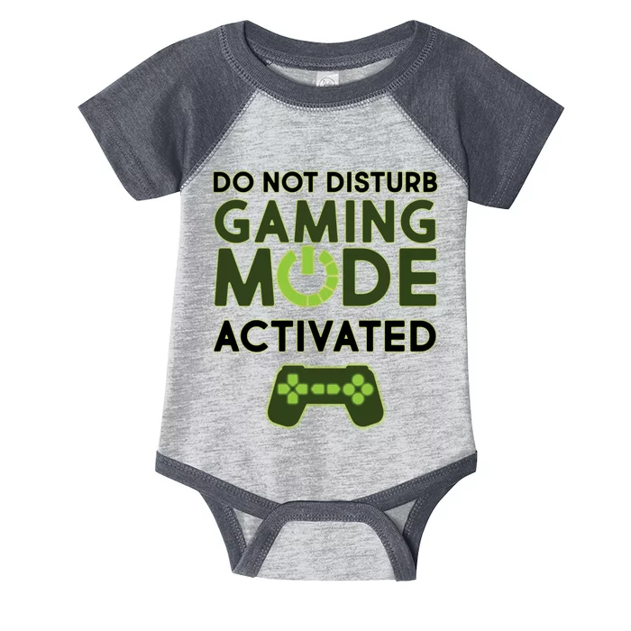 Do Not Disturb Gaming Mode Activated Infant Baby Jersey Bodysuit