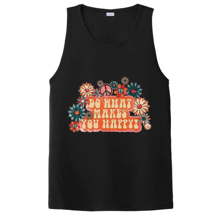 Do What Makes You Happy Retro Performance Tank