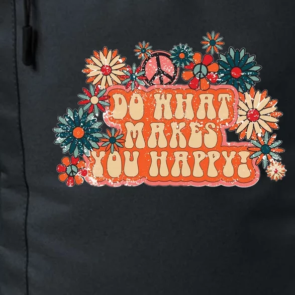 Do What Makes You Happy Retro Daily Commute Backpack