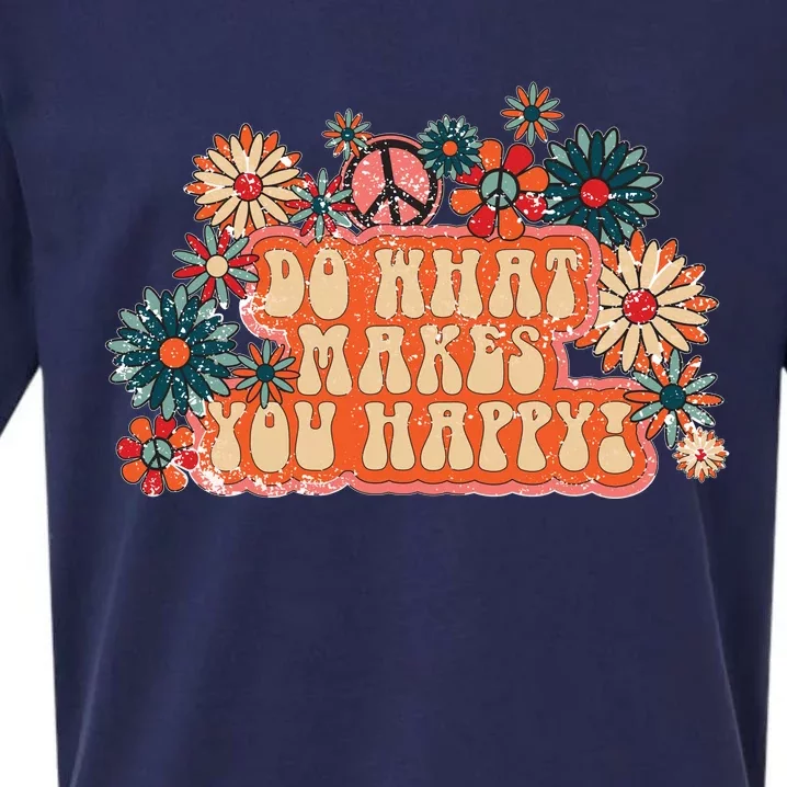 Do What Makes You Happy Retro Sueded Cloud Jersey T-Shirt