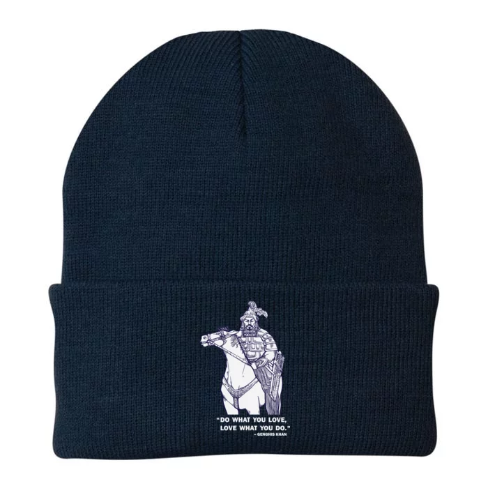 Do What You Want And Love What You Do Genghis Khan Knit Cap Winter Beanie