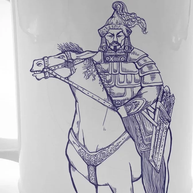 Do What You Want And Love What You Do Genghis Khan Front & Back Beer Stein