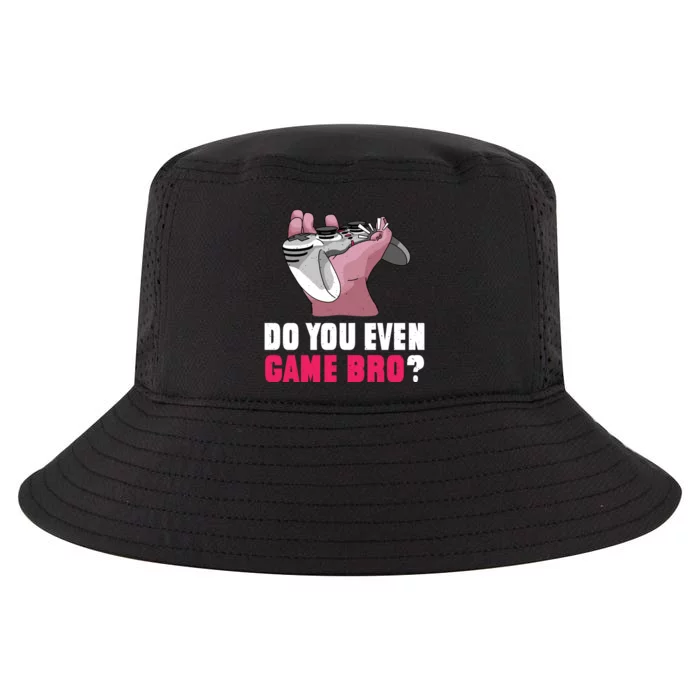 Do You Even Game Bro? Funny Gamer Cool Comfort Performance Bucket Hat