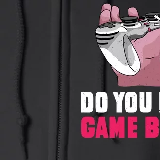 Do You Even Game Bro? Funny Gamer Full Zip Hoodie