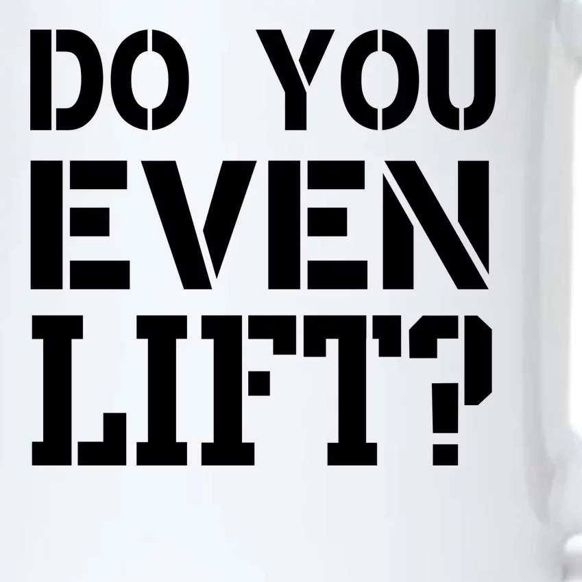 Do You Even Lift? Black Color Changing Mug