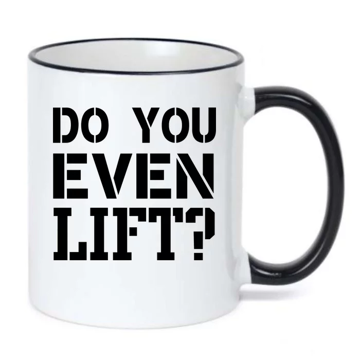 Do You Even Lift? Black Color Changing Mug