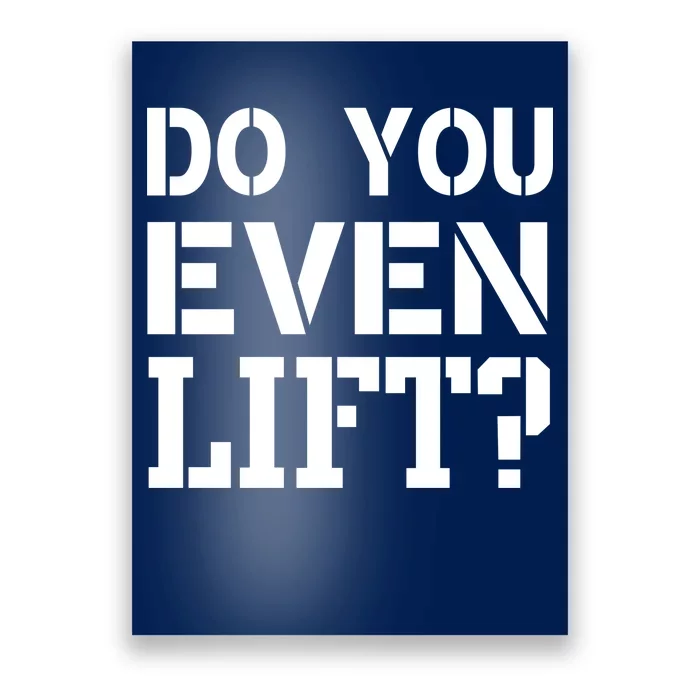 Do You Even Lift? Poster