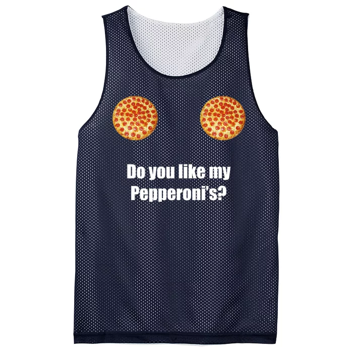 Do You Like My Pepperoni's1 Mesh Reversible Basketball Jersey Tank