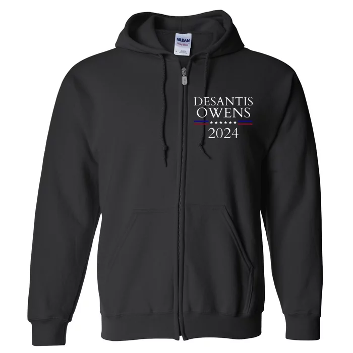 DeSantis Owens 2024 Full Zip Hoodie