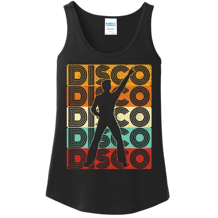 Disco Outfit 70s Costume & 80s Dancing Party Ladies Essential Tank