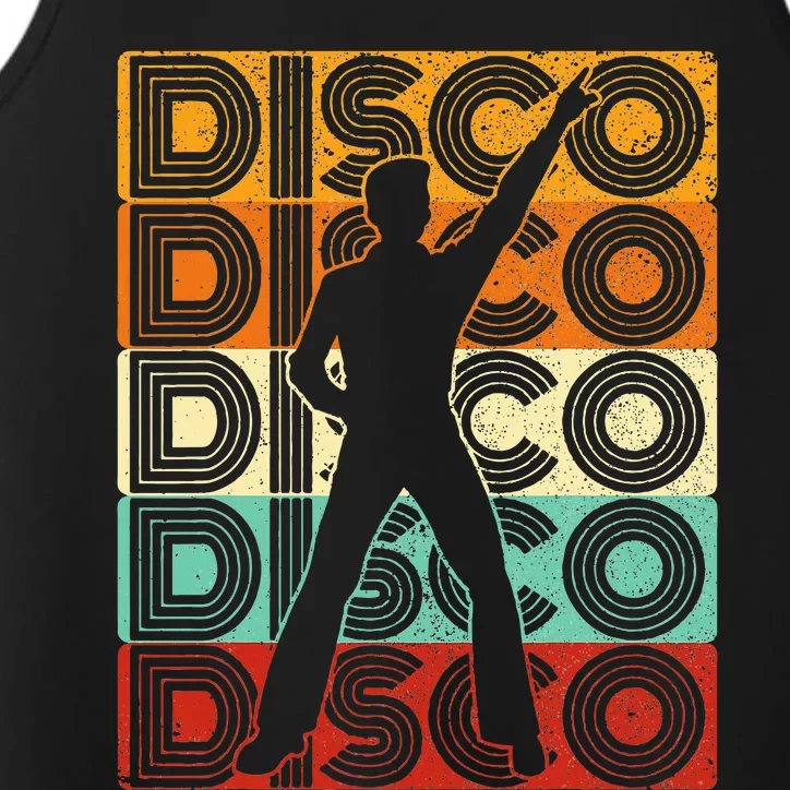 Disco Outfit 70s Costume & 80s Dancing Party Performance Tank