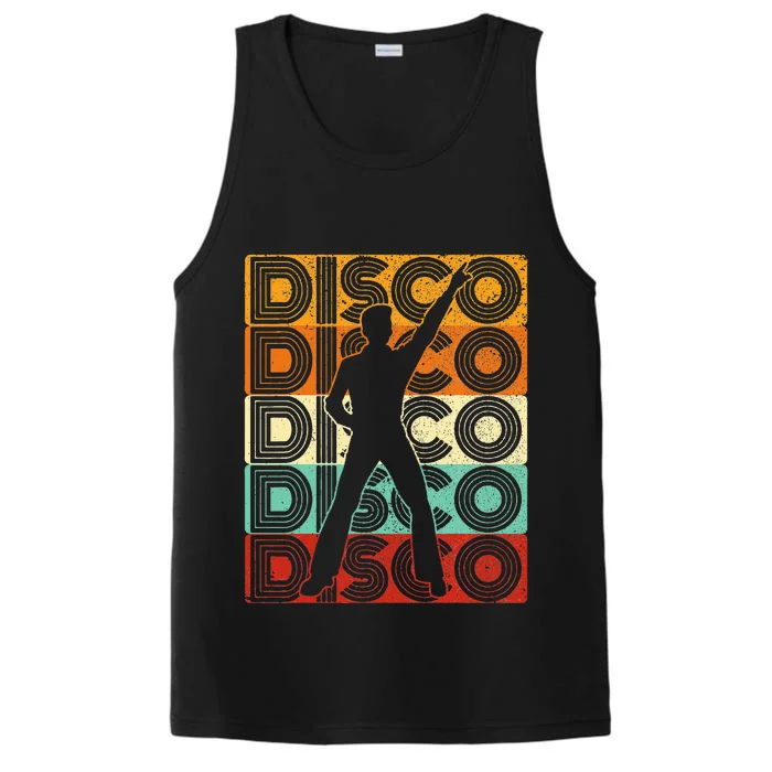 Disco Outfit 70s Costume & 80s Dancing Party Performance Tank