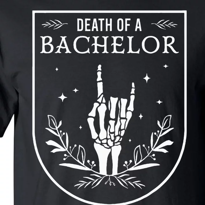 Death Of A Bachelor Best Man Groom Gothic Bachelor Party Tall T-Shirt