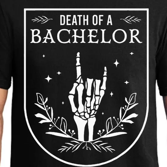 Death Of A Bachelor Best Man Groom Gothic Bachelor Party Pajama Set