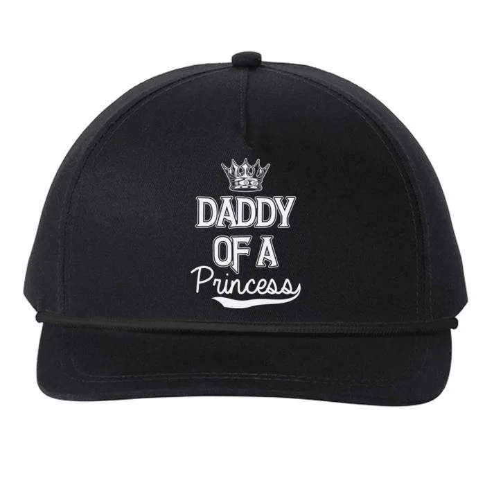 Daddy Of A Princess Fathers Day Snapback Five-Panel Rope Hat