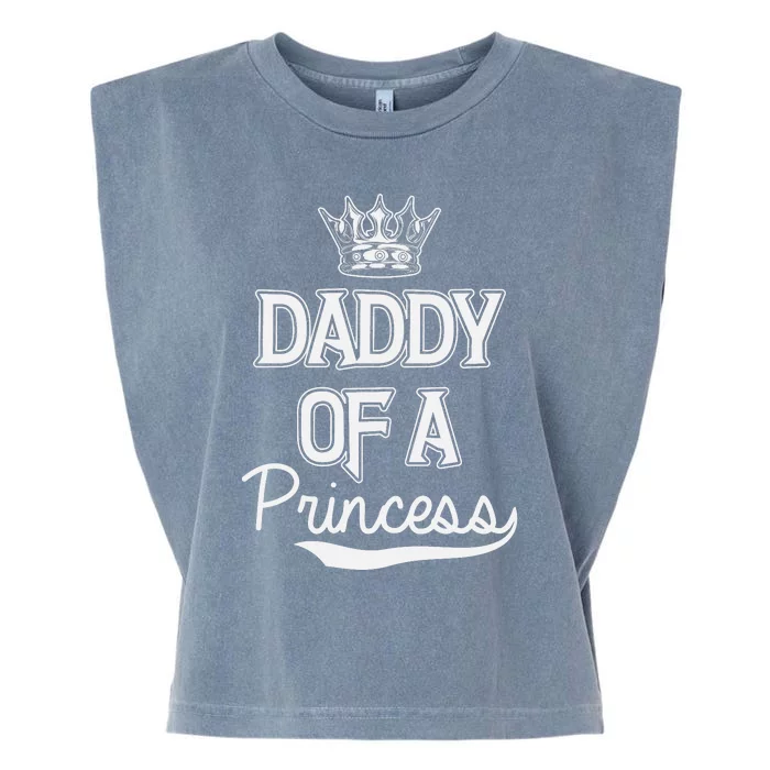 Daddy Of A Princess Fathers Day Garment-Dyed Women's Muscle Tee