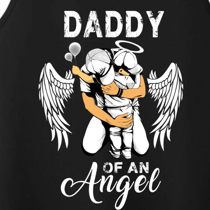 Daddy Of An Angel Pregnancy Infant Loss Awareness Gift Performance Tank