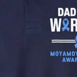 Dad Of A Warrior Moyamoya Disease Awareness Softstyle Adult Sport Polo