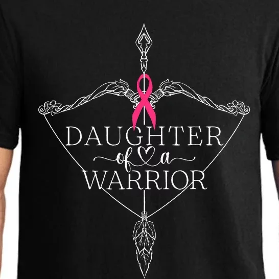 Daughter Of A Warrior Breast Cancer Awareness Support Squad Pajama Set