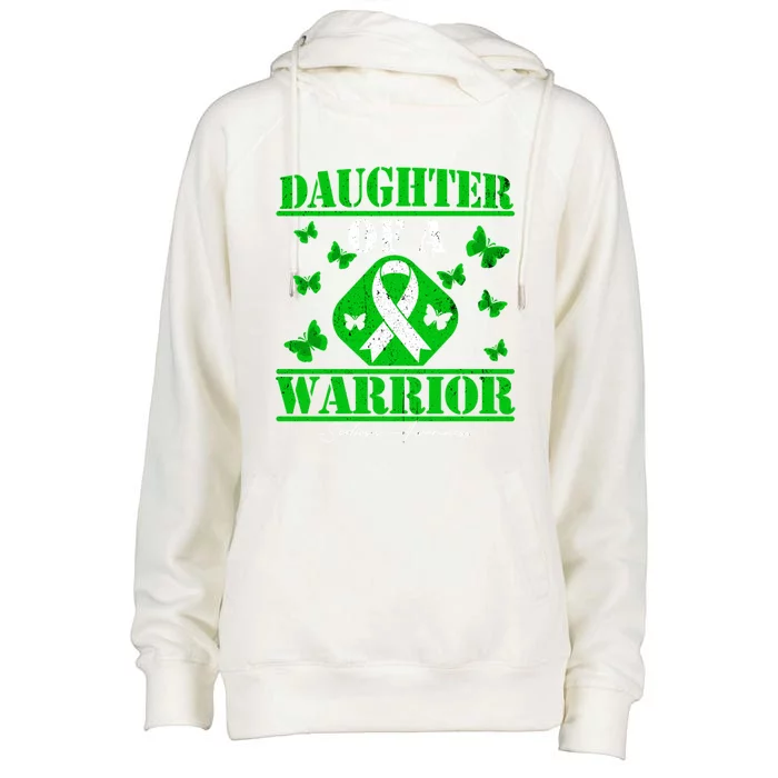 Daughter Of A Scoliosis Warrior Vintage Scoliosis Awareness Gift Womens Funnel Neck Pullover Hood