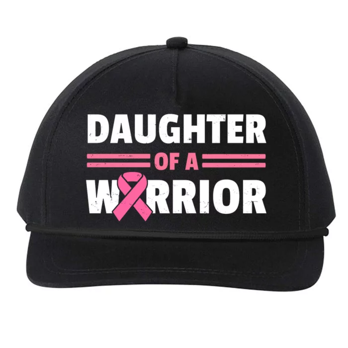 Daughter Of A Warrior Breast Cancer Awareness Snapback Five-Panel Rope Hat