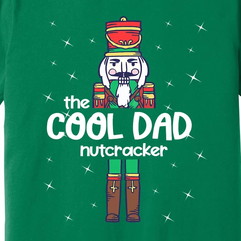 Dad Of A Nutcracker Funny Christmas Elf Squad ELF Xmas Gifts Premium T-Shirt