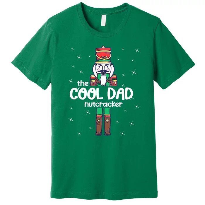 Dad Of A Nutcracker Funny Christmas Elf Squad ELF Xmas Gifts Premium T-Shirt