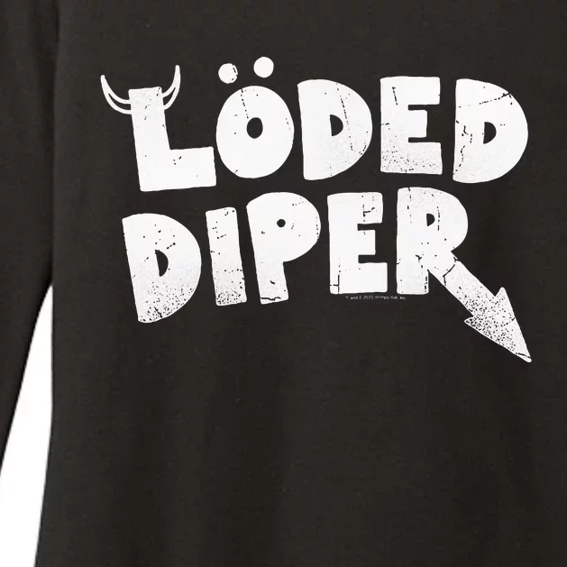 Diary Of A Wimpy LöDed Diper Womens CVC Long Sleeve Shirt