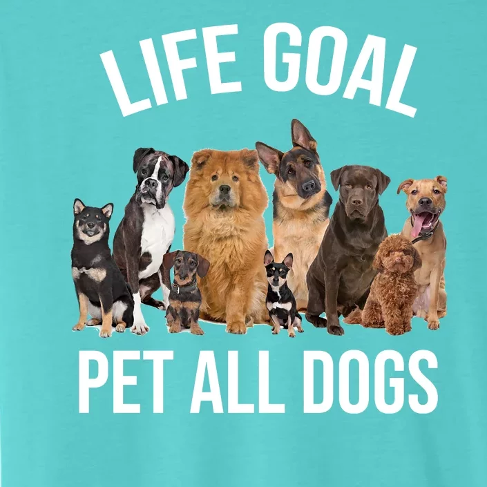 Dogs Of All Kinds Life Goal Pet All Dogs Funny ChromaSoft Performance T-Shirt