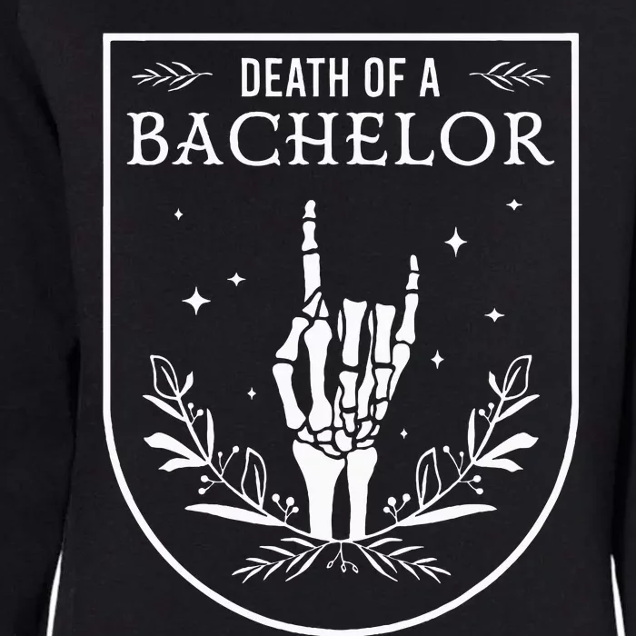 Death Of A Bachelor Best Man Groom Gothic Bachelor Party Womens California Wash Sweatshirt