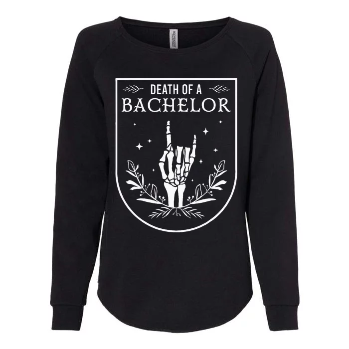 Death Of A Bachelor Best Man Groom Gothic Bachelor Party Womens California Wash Sweatshirt