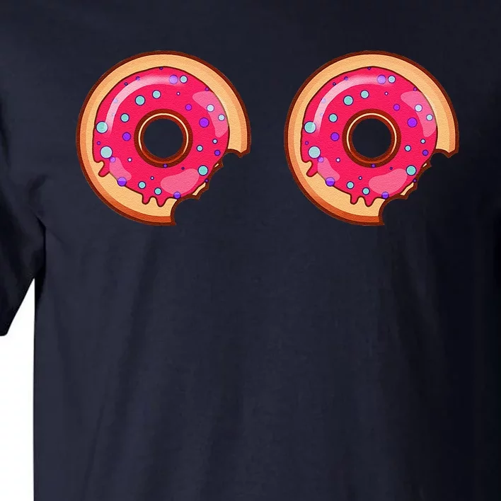 Donuts On Boobs Halloween Funny Boob Costume Tall T-Shirt