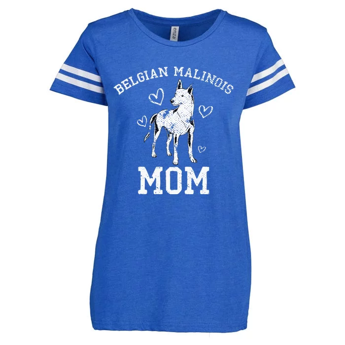 Dog Owner Belgian Malinois Mom Mothers Day Belgian Malinois Enza Ladies Jersey Football T-Shirt