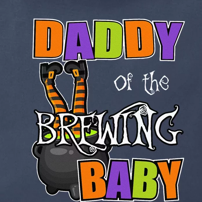 Daddy Of Brewing Baby Halloween Theme Baby Shower Spooky Zip Tote Bag