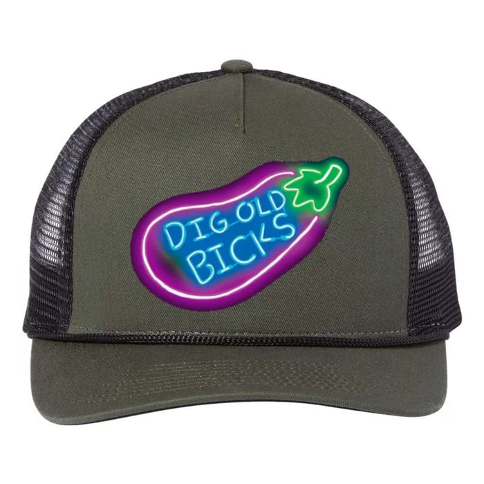 Dig Old Bicks Solar Opposites Funny Meme Gag Cute Gift Retro Rope Trucker Hat Cap