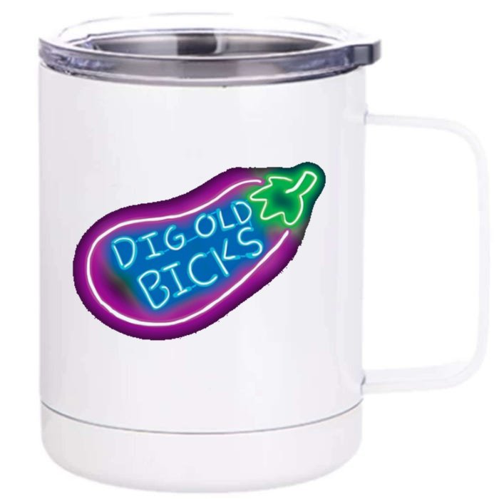 Dig Old Bicks Solar Opposites Funny Meme Gag Cute Gift Front & Back 12oz Stainless Steel Tumbler Cup