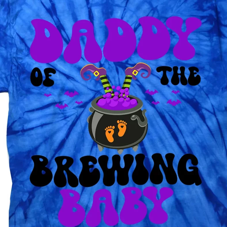 Daddy Of Brewing Funny Halloween Shower Matching Gift Tie-Dye T-Shirt