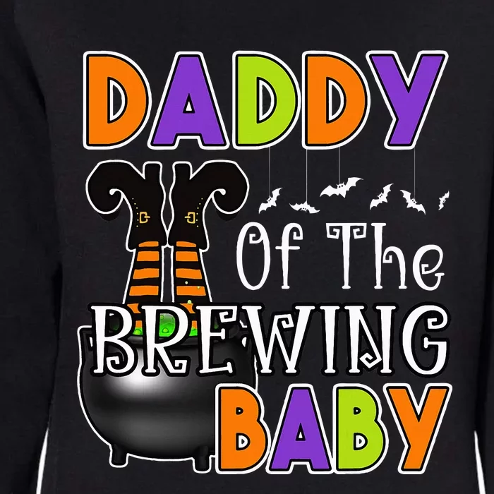 Daddy Of Brewing Baby Halloween Theme Baby Shower Spooky Womens California Wash Sweatshirt