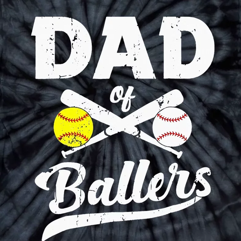 S Dad Of Ballers Funny Baseball And Softball Player Shirt