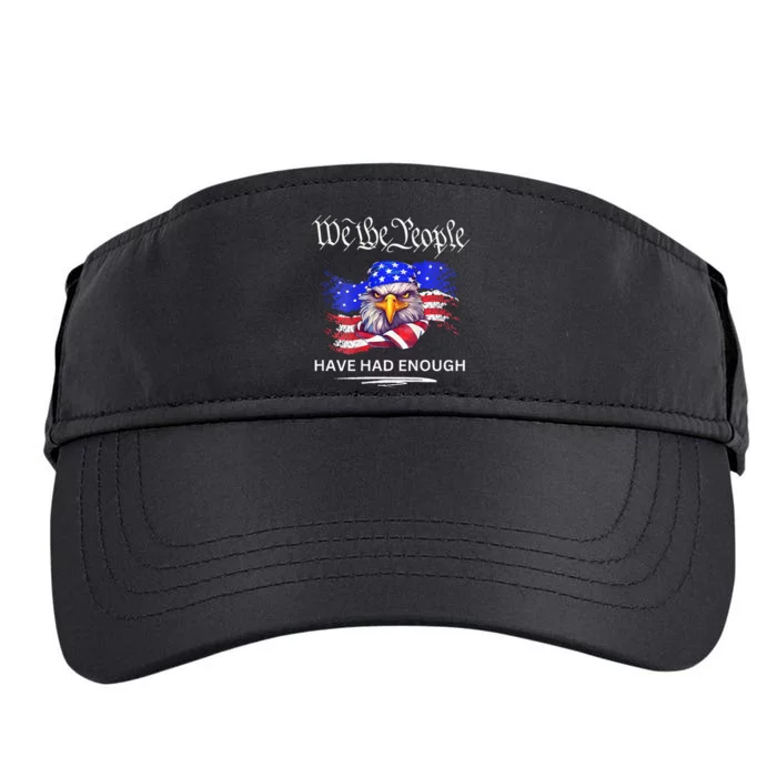 Design On Back We The People Have Had Enough Adult Drive Performance Visor