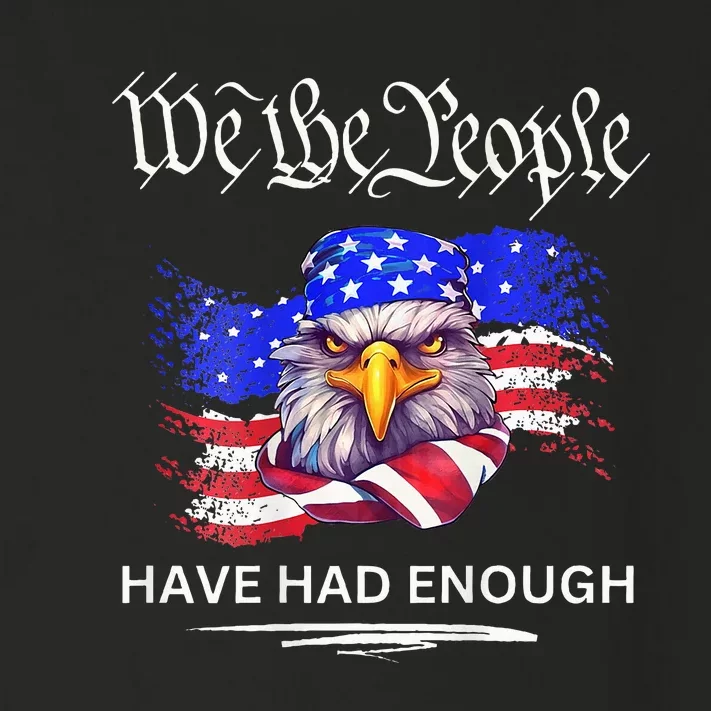 Design On Back We The People Have Had Enough Toddler Long Sleeve Shirt