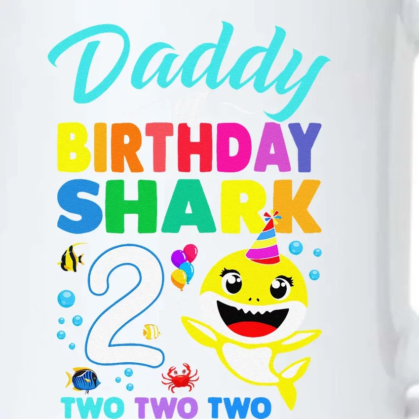 Daddy Of Birthday Shark 2nd Matching Oufit Party For Family Black Color Changing Mug