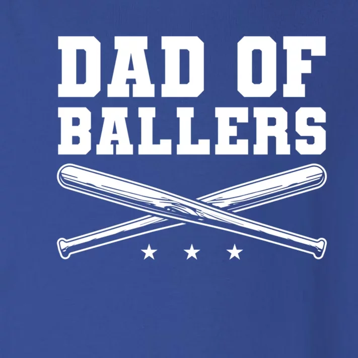 Dad Of Ballers Baseball Softball Quote For Father Coach Gift Toddler Long Sleeve Shirt