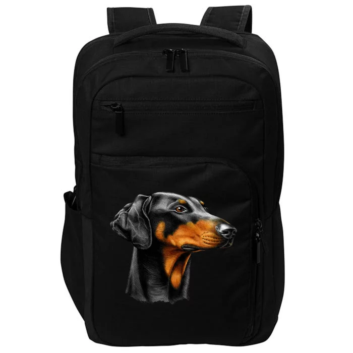 Doberman Dog Impact Tech Backpack