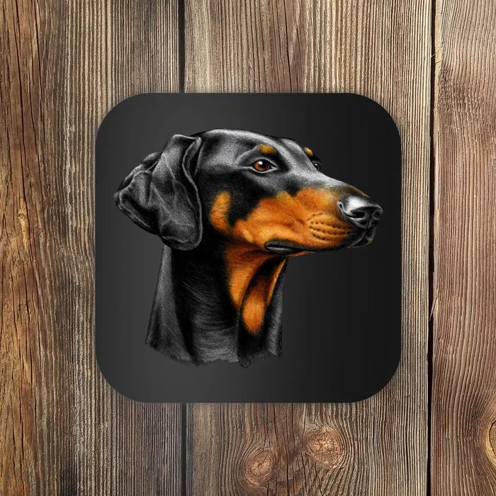 Doberman Dog Coaster