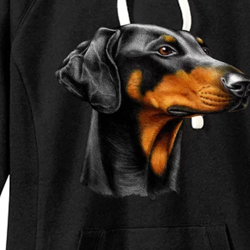 Doberman Dog Women's Fleece Hoodie