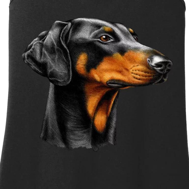 Doberman Dog Ladies Essential Tank